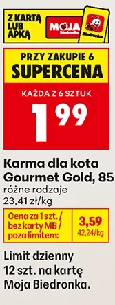 Gourmet Karma dla kota Gold 85 g