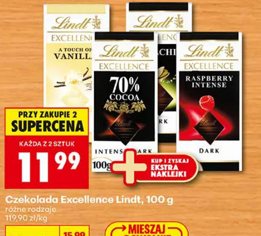 Lindt Czekolada Excellence 100 g