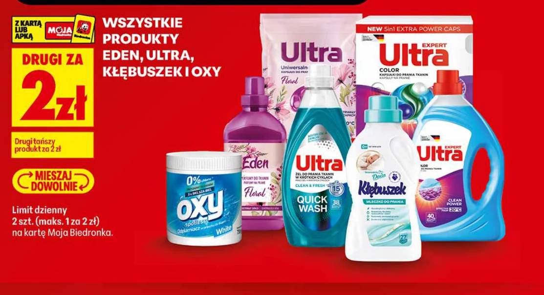 Wszystkie produkty Eden, Ultra, Kłębuszek i Oxy