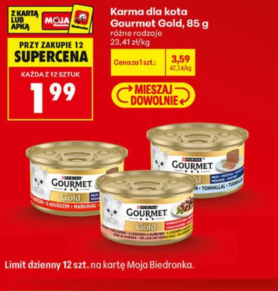Gourmet Karma dla kota Gold 85 g