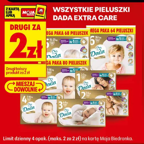 Wszystkie pieluszki Dada Extra Care