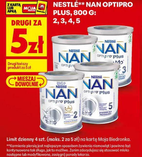 Nestlé NAN Optipro Plus, 800 g: 2, 3, 4, 5