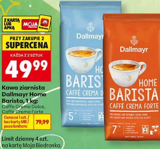 Dallmayr Kawa ziarnista Home Barista 1 kg