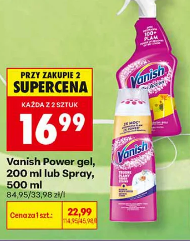Vanish Powergel lub Spray 200 ml