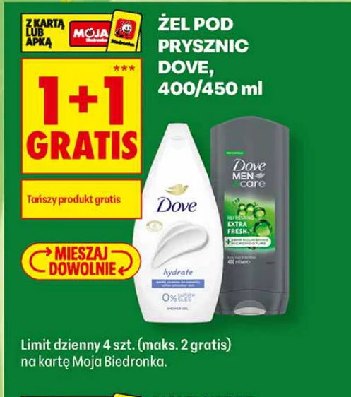 Żel pod prysznic Dove, 400/450 ml
