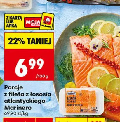 Marinero Porcje z fileta z łososia atlantyckiego 1 kg