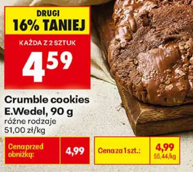 E.Wedel Crumble cookies 90 g
