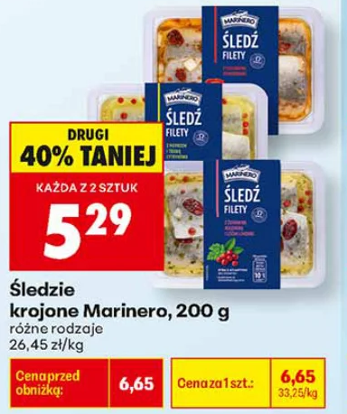 Marinero Śledzie krojone 200 g
