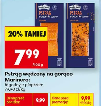 Marinero Pstrąg wędzony na gorąco 1 kg