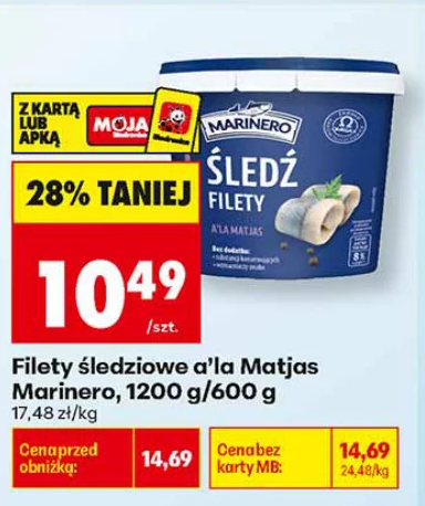 Marinero Filety śledziowe a’la Matjas 1200 g