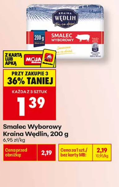 Kraina Wędlin Smalec Wyborowy 200 g