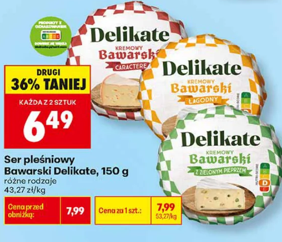 Delikate Ser pleśniowy Bawarski 150 g