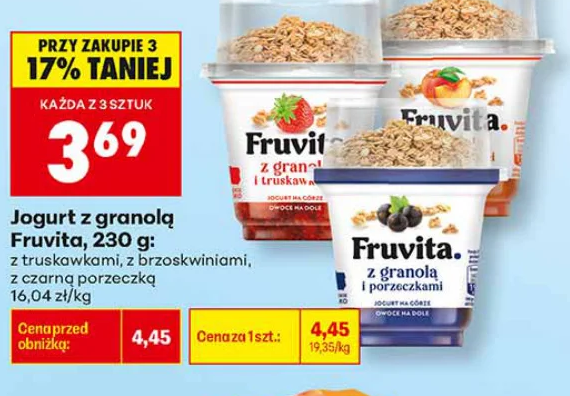 Fruvita Jogurt z granolą 230 g