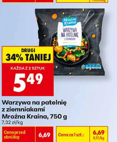 Mroźna Kraina Warzywa na patelnię z ziemniakami 750 g