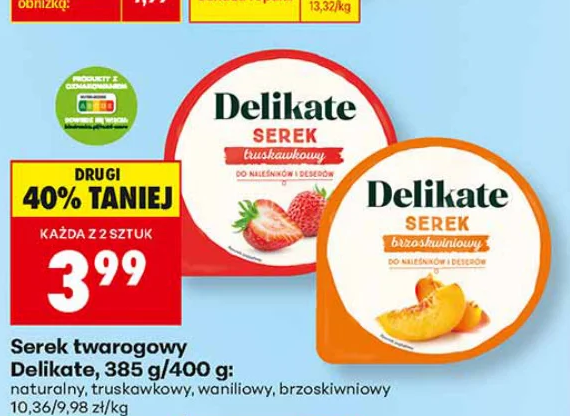 Delikate Serek twarogowy 385 g
