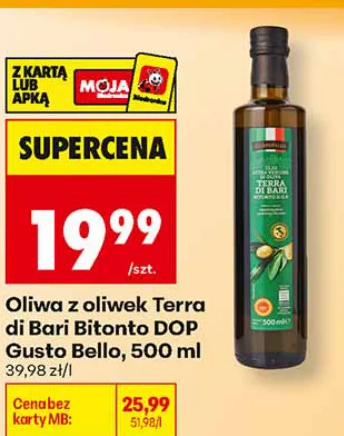 Gusto Bello Oliwa z oliwek Terra di Bari Bitonto DOP 500 ml