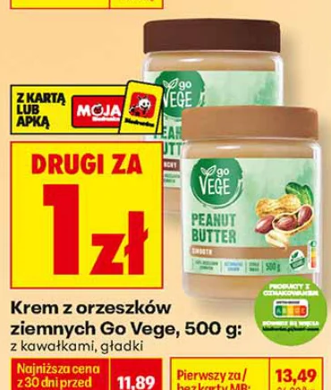 Go Vege Krem z orzeszków ziemnych 500 g