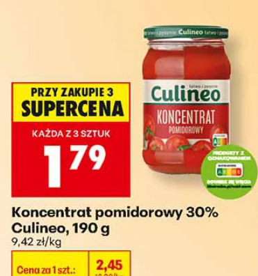 Culineo Koncentrat pomidorowy 30% 190 g