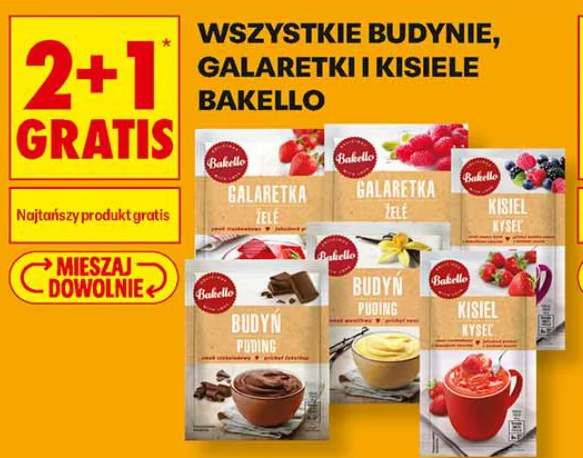 Wszystkie budynie, galaretki i kisiele Bakello