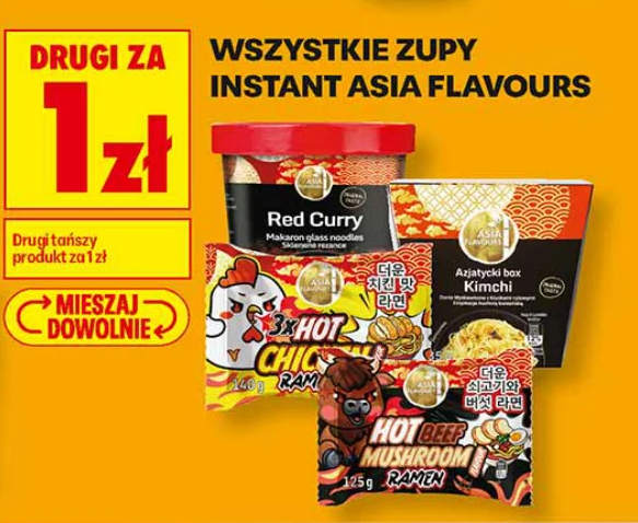 Wszystkie zupy instant Asia Flavours