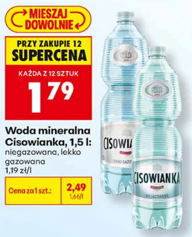 Cisowianka Woda mineralna 1,5 l