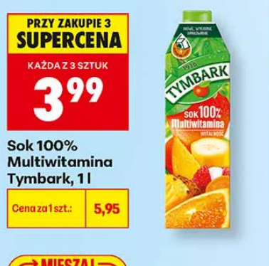 Tymbark Sok 100% Multiwitamina 1 l
