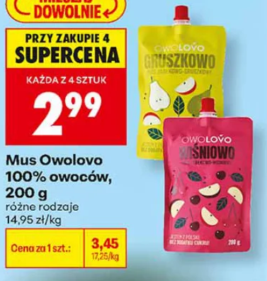 Owolovo Mus 100% owoców 200 g