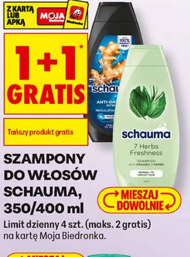 Szampony do włosów Schauma, 350/400 ml