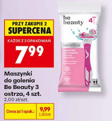 be Beauty Maszynki do golenia 3 ostrza 4 szt.