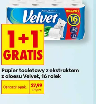 Velvet Papier toaletowy z ekstraktem z aloesu