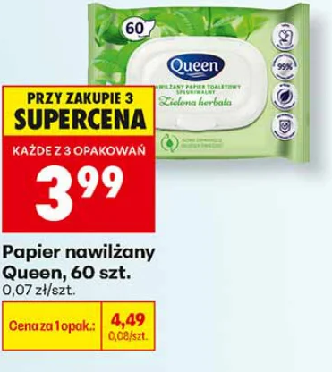 Queen Papier nawilżany 60 szt.