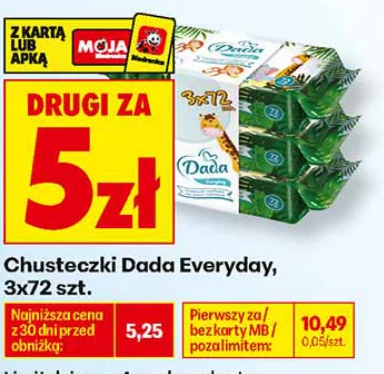 Dada Chusteczki Everyday 3 × 72 szt.