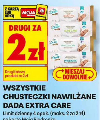 Wszystkie chusteczki nawilżane Dada Extra Care