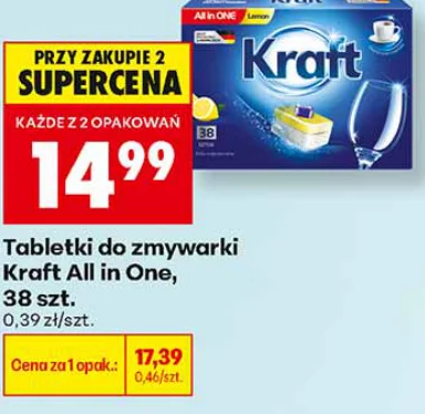 Kraft Tabletki do zmywarki All in One 38 szt.