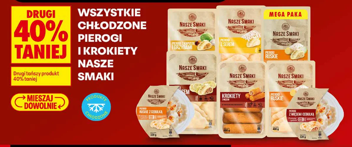 Wszystkie chłodzone pierogi i krokiety Nasze Smaki