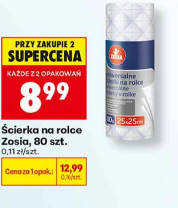 Zosia Ścierka na rolce 80 szt.