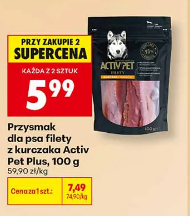 Activ’Pet Przysmak dla psa filety z kaczki Plus 100 g