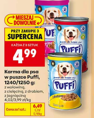 Puffi Karma dla psa w puszce 1240 g