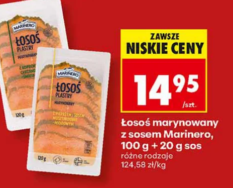 Marinero Łosoś marynowany z sosem, sos 120 g