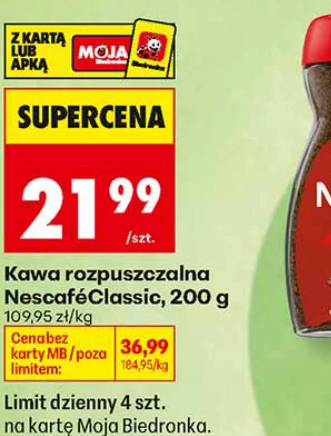 Nescafé Kawa rozpuszczalna Classic 200 g