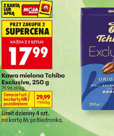 Tchibo Kawa mielona Exclusive 250 g