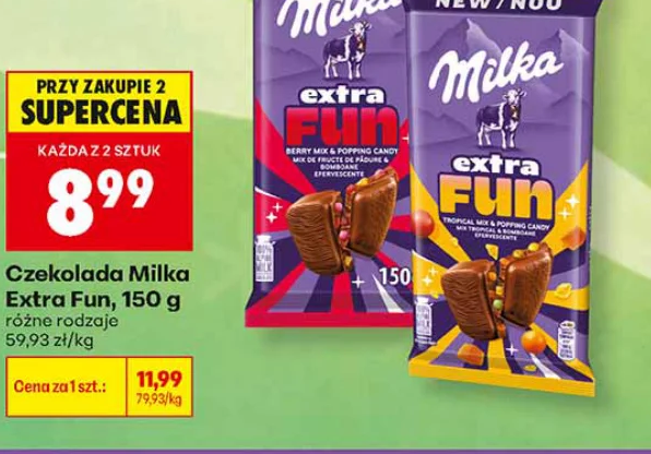 Milka Czekolada Extra Fun 150 g