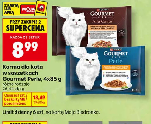 Gourmet Karma dla kota w saszetkach Perle 4 × 85 g