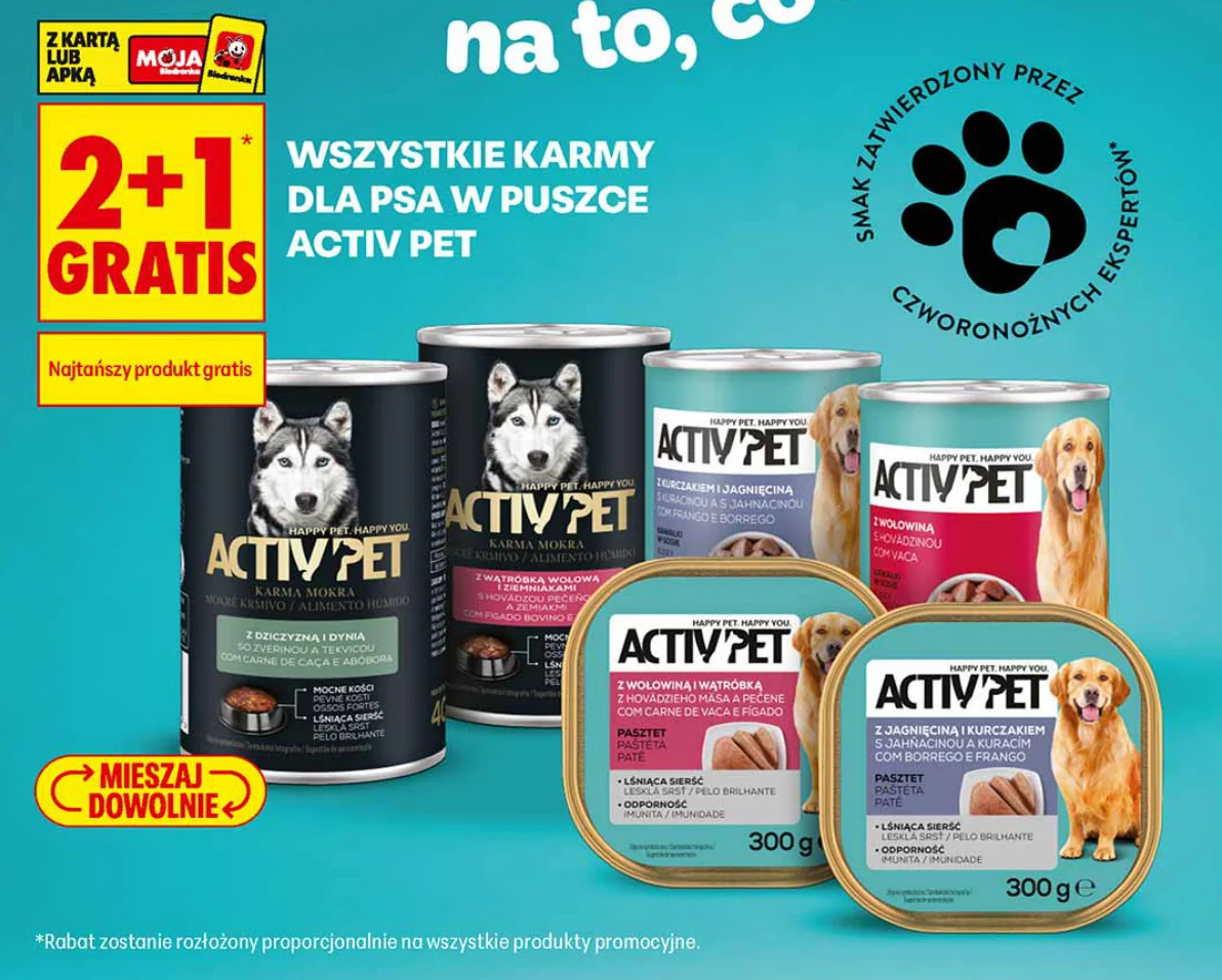 Wszystkie karmy dla psa w puszce Activ Pet