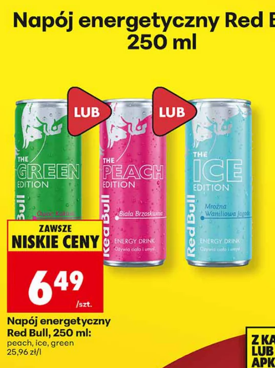 Red Bull Napój energetyczny 250 ml