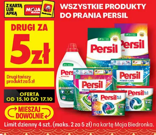Wszystkie produkty do prania Persil