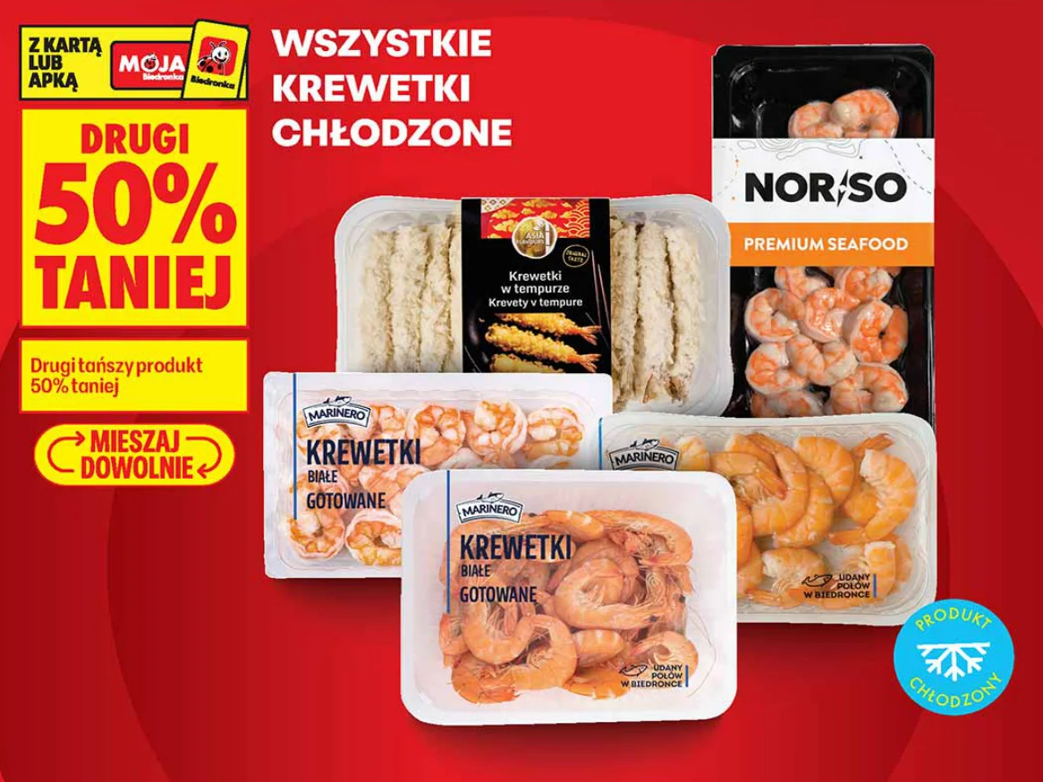 Wszystkie krewetki chłodzone