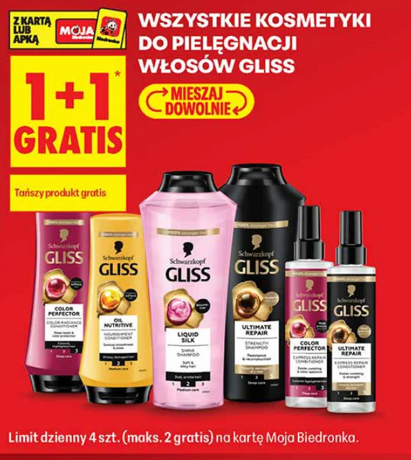Wszystkie kosmetyki do pielęgnacji włosów Gliss