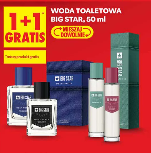 Woda toaletowa Big Star, 50 ml