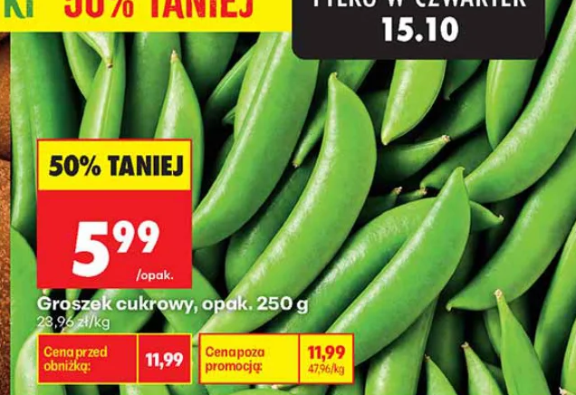Groszek cukrowy 250 g